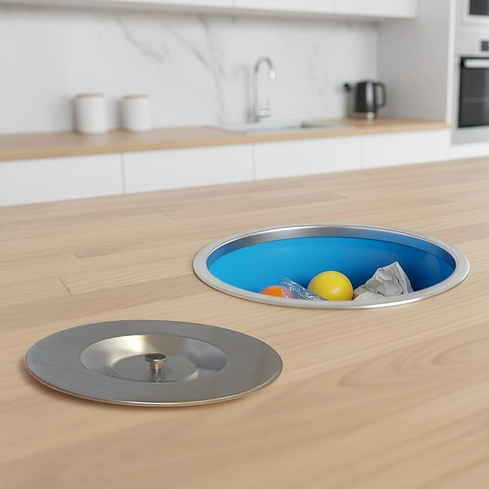 Kitchen Utensils: 8L Concealed Benchtop Bin