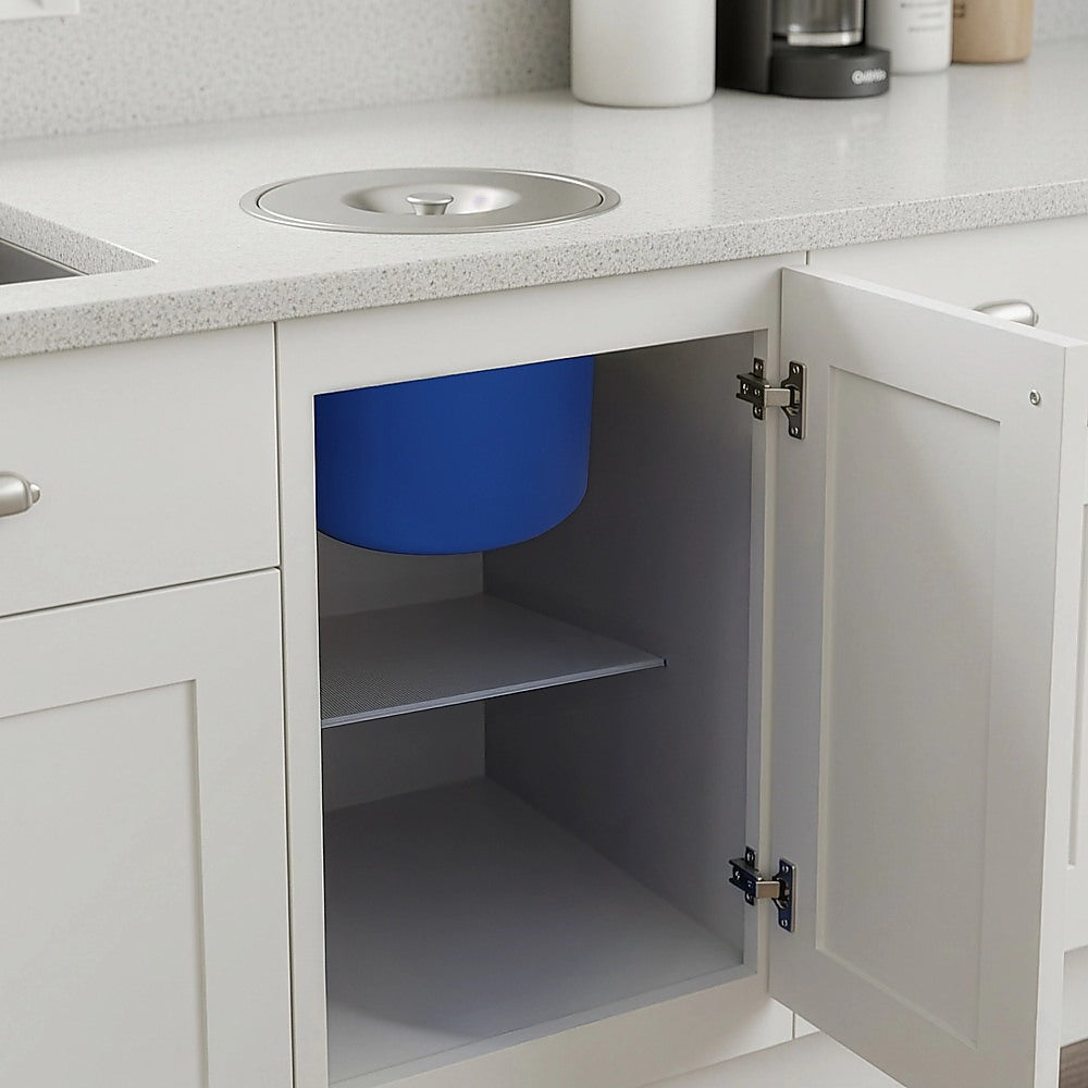 Kitchen Utensils: 8L Concealed Benchtop Bin