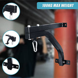 Boxing & Martial Arts: Heavy Duty Punch Bag Wall Bracket  Steel Boxing Bag Holder for Home Gym