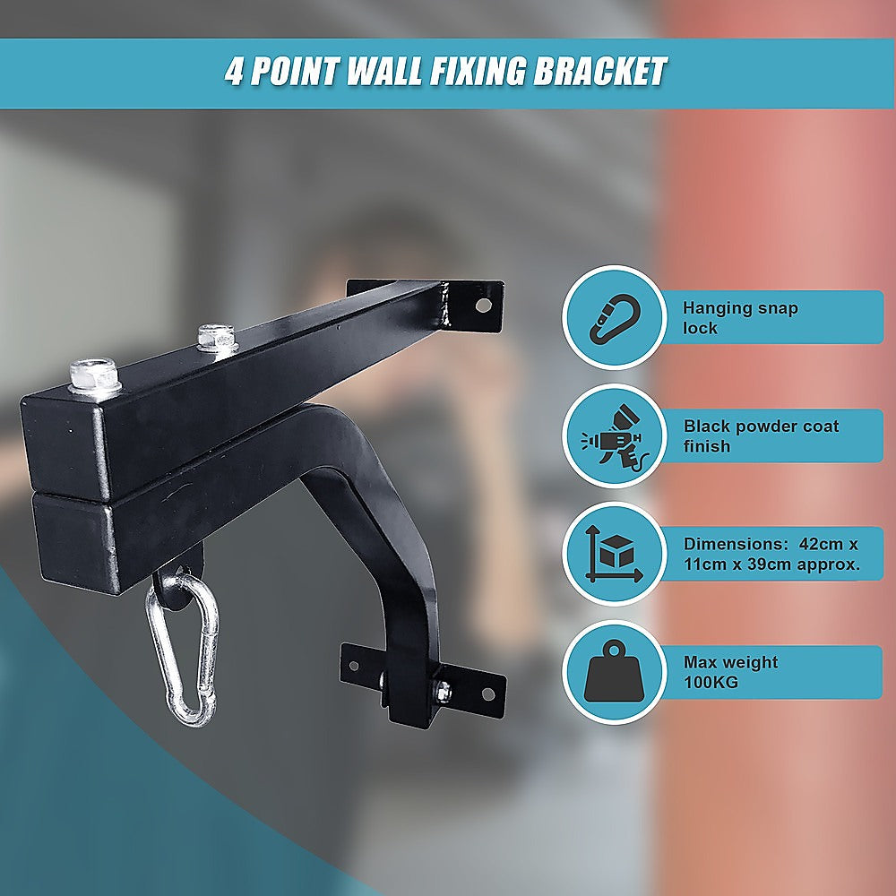 Boxing & Martial Arts: Heavy Duty Punch Bag Wall Bracket  Steel Boxing Bag Holder for Home Gym