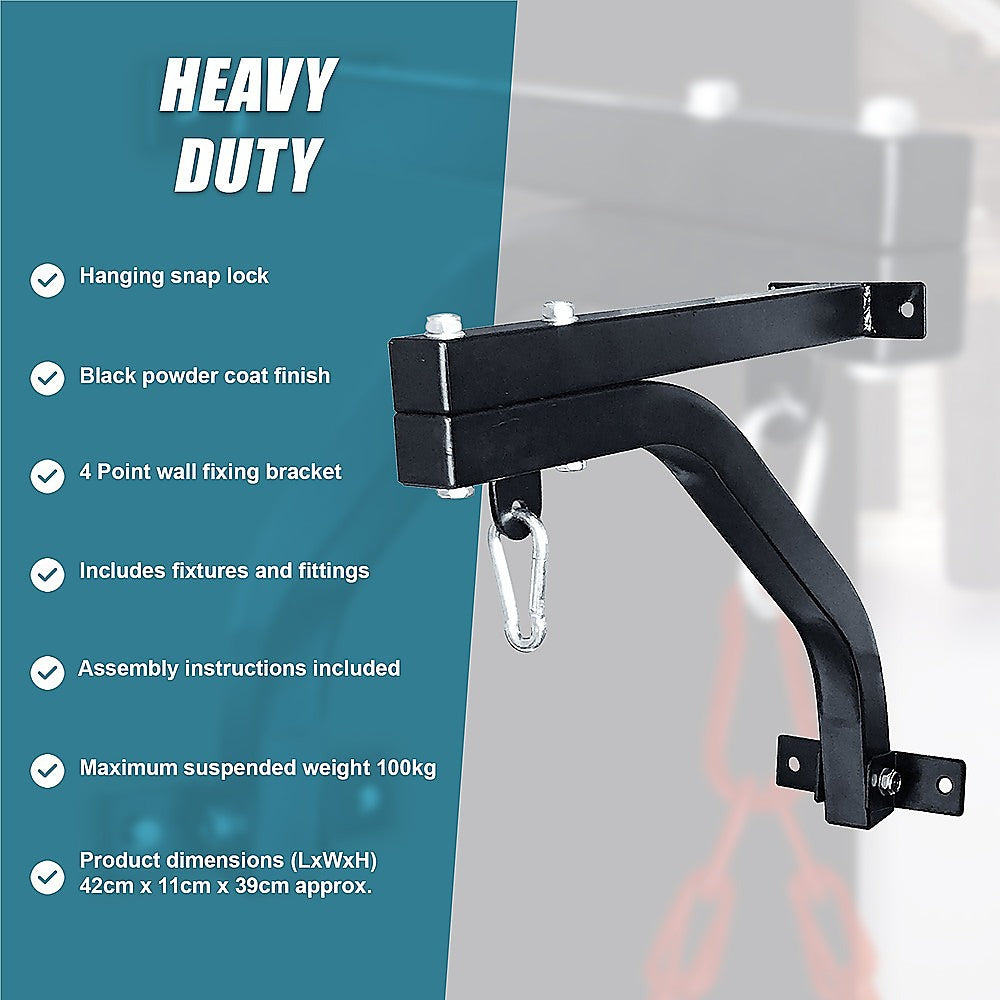 Boxing & Martial Arts: Heavy Duty Punch Bag Wall Bracket  Steel Boxing Bag Holder for Home Gym