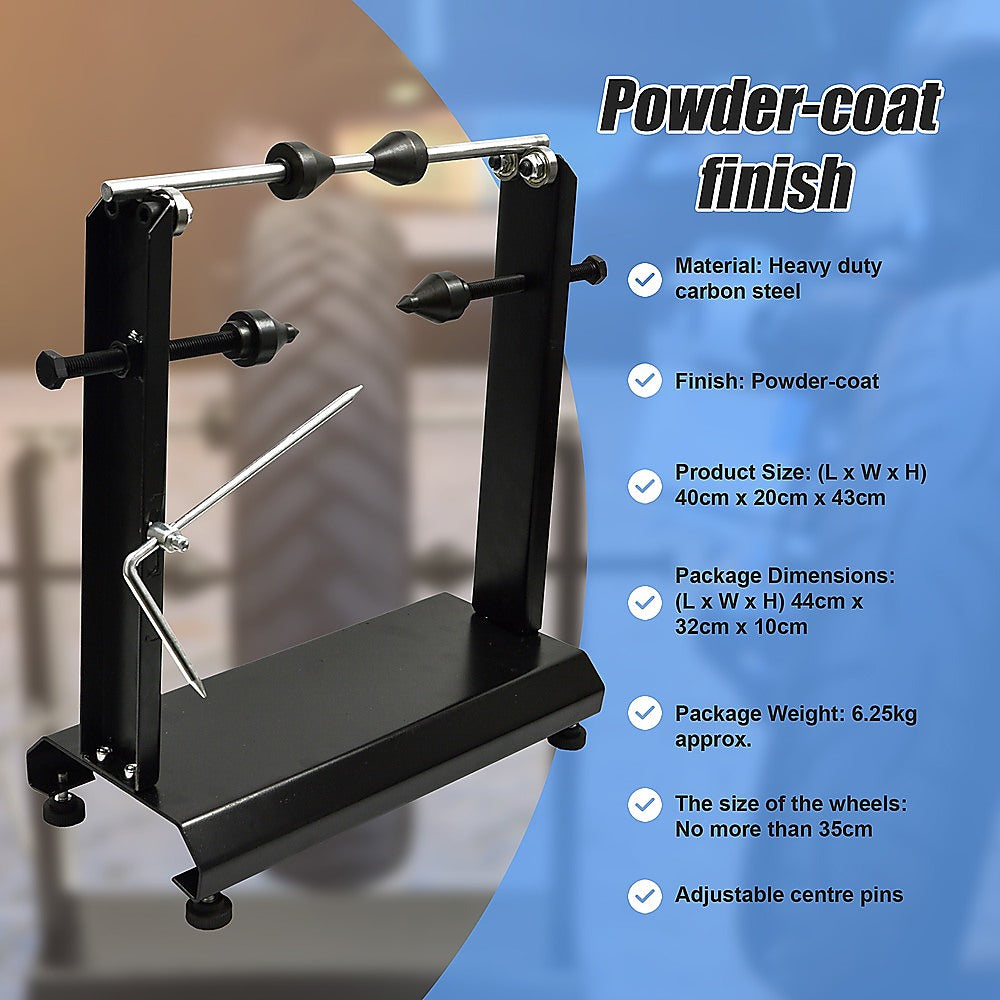 Masonry Tools: Motorcycle Wheel Balancer Stand Motor Heavy Duty Carbon Steel