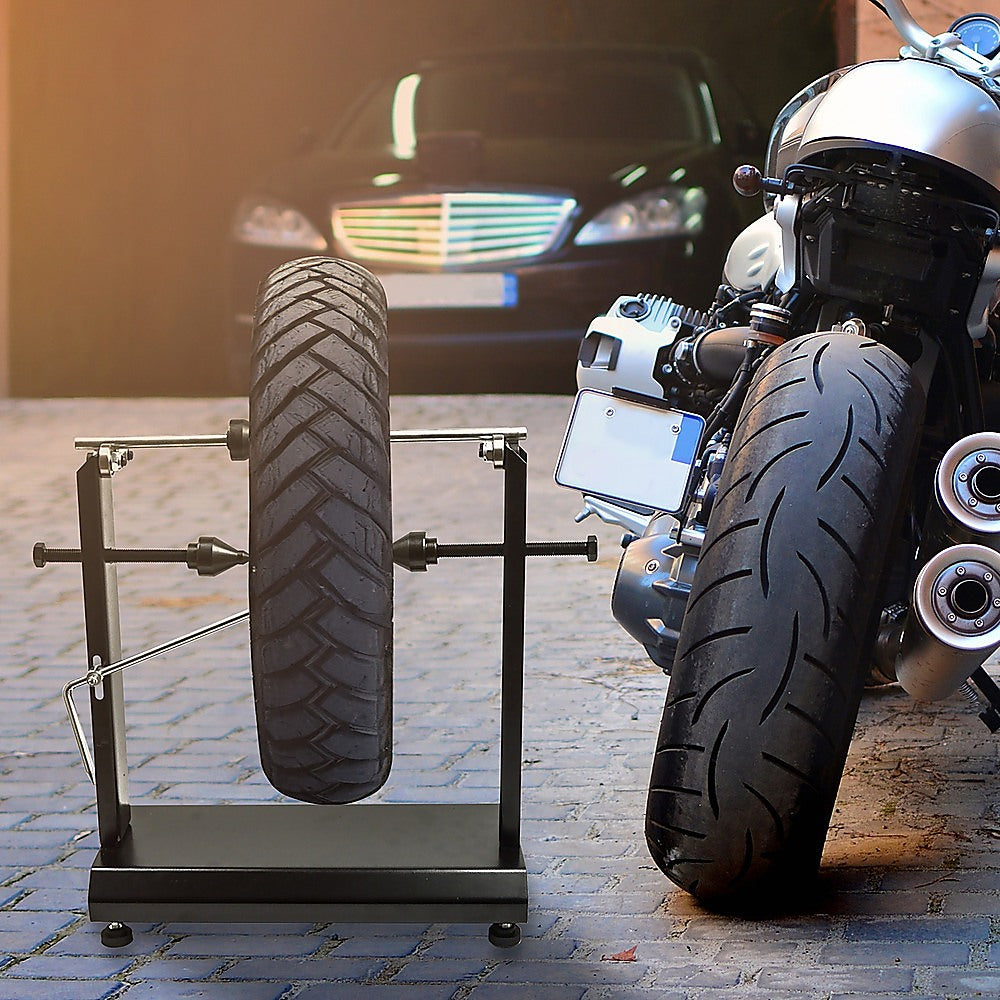 Masonry Tools: Motorcycle Wheel Balancer Stand Motor Heavy Duty Carbon Steel