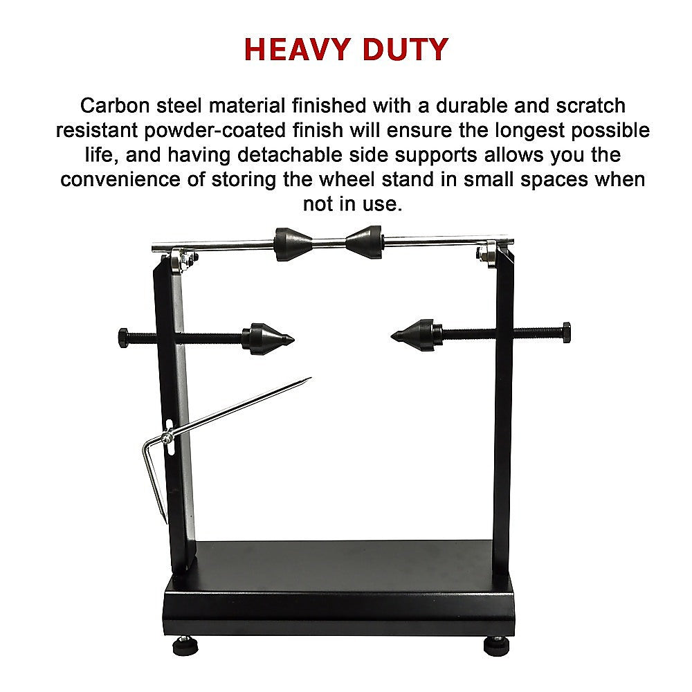 Masonry Tools: Motorcycle Wheel Balancer Stand Motor Heavy Duty Carbon Steel