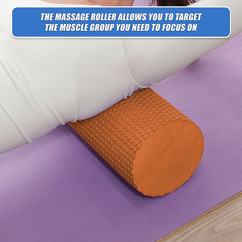 Yoga & Pilates: 45 x 15cm Physio Yoga Pilates Foam Roller