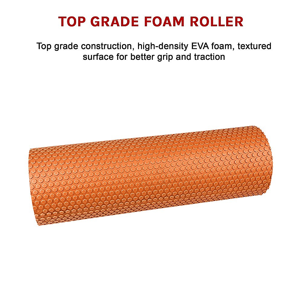 Yoga & Pilates: 45 x 15cm Physio Yoga Pilates Foam Roller