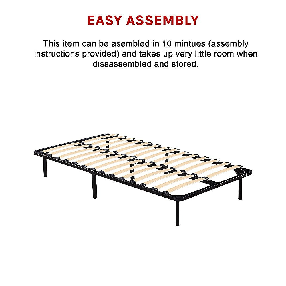 Beds & Bed Frames: King Single Metal Bed Frame - Bedroom Furniture