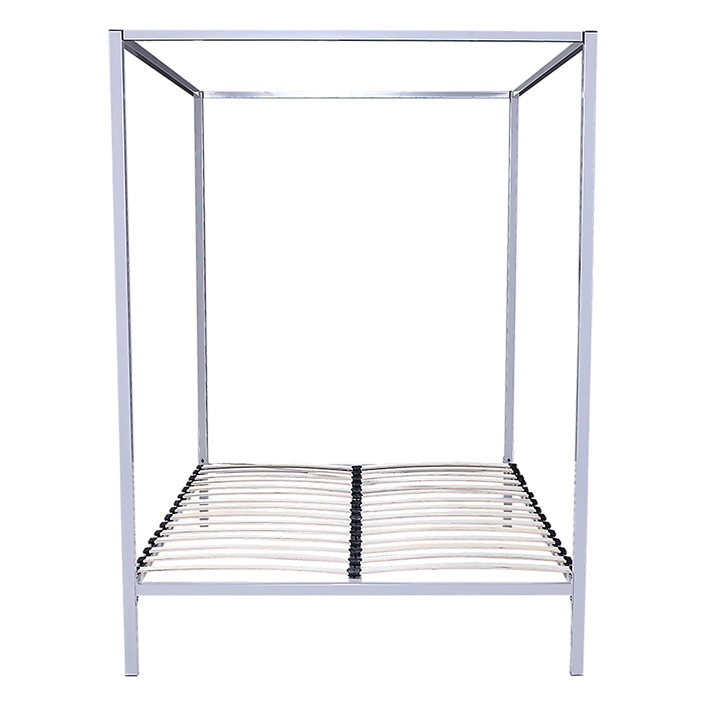 Beds & Bed Frames: 4 Four Poster Queen Bed Frame