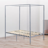 Beds & Bed Frames: 4 Four Poster Queen Bed Frame