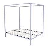 Beds & Bed Frames: 4 Four Poster Queen Bed Frame