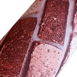 10m 3D Red Brick Print Theme Wallpaper
