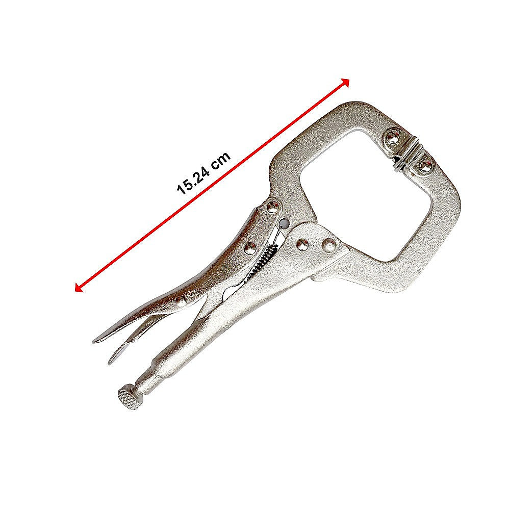 Masonry Tools: 10pc Heavy Duty Steel C-Clamps 6" Mig Welding Locking Plier Vice Grip