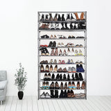Shoe Storage: 50 Pairs 10 Tiers Shoe Rack