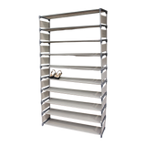 Shoe Storage: 50 Pairs 10 Tiers Shoe Rack