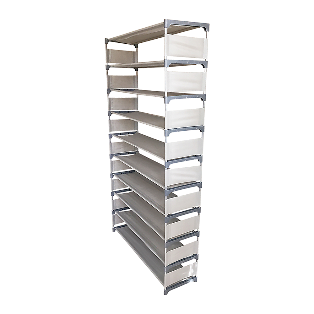Shoe Storage: 50 Pairs 10 Tiers Shoe Rack