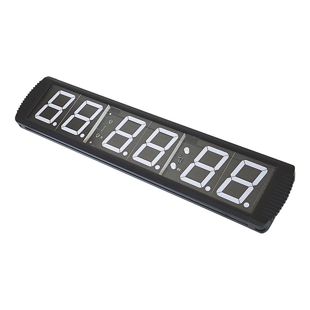 Gym Equipment & Accessories: 6 Digit Digital Timer Interval Fitness Clock