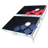 Bean Bag Toss Cornhole Game Set Aluminium Frame Portable Design