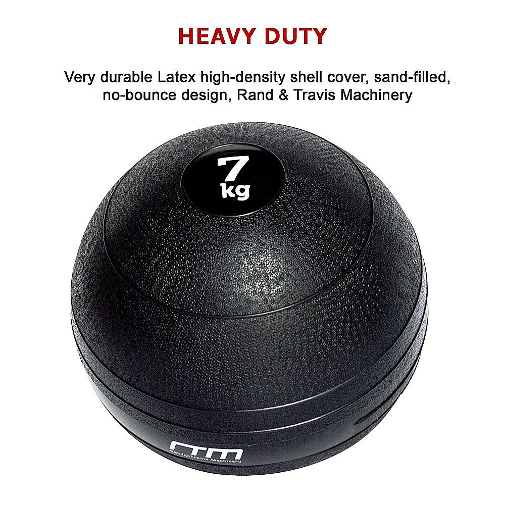 Weightlifting Machines & Racks: 7kg Slam Ball No Bounce Crossfit Fitness MMA Boxing BootCamp