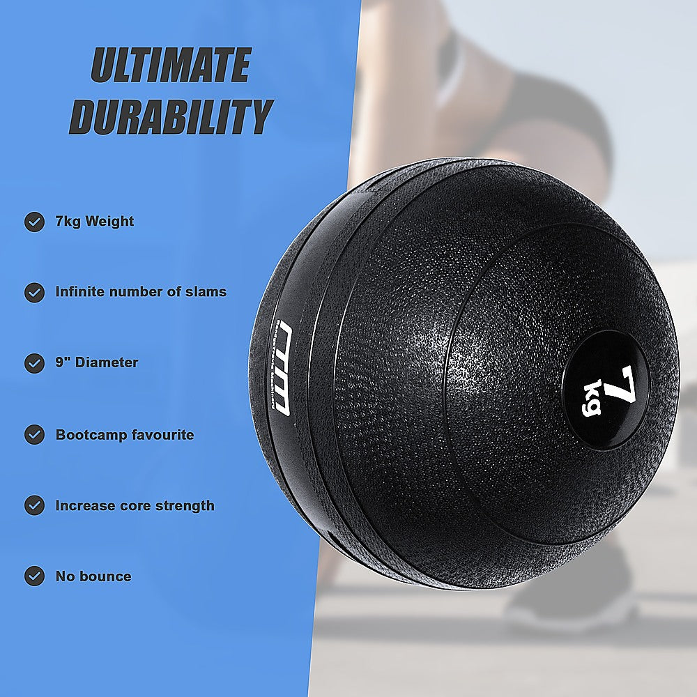 Weightlifting Machines & Racks: 7kg Slam Ball No Bounce Crossfit Fitness MMA Boxing BootCamp