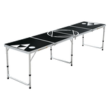 Professional 8ft Beer Pong Table Drinking Game