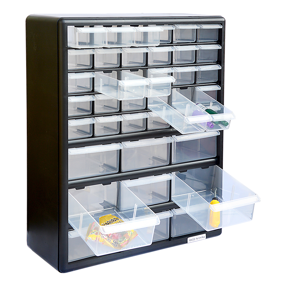 Sofas & Sofa Beds: Storage Cabinet Drawers 39 Plastic Tool Box Containers Organiser Cupboard