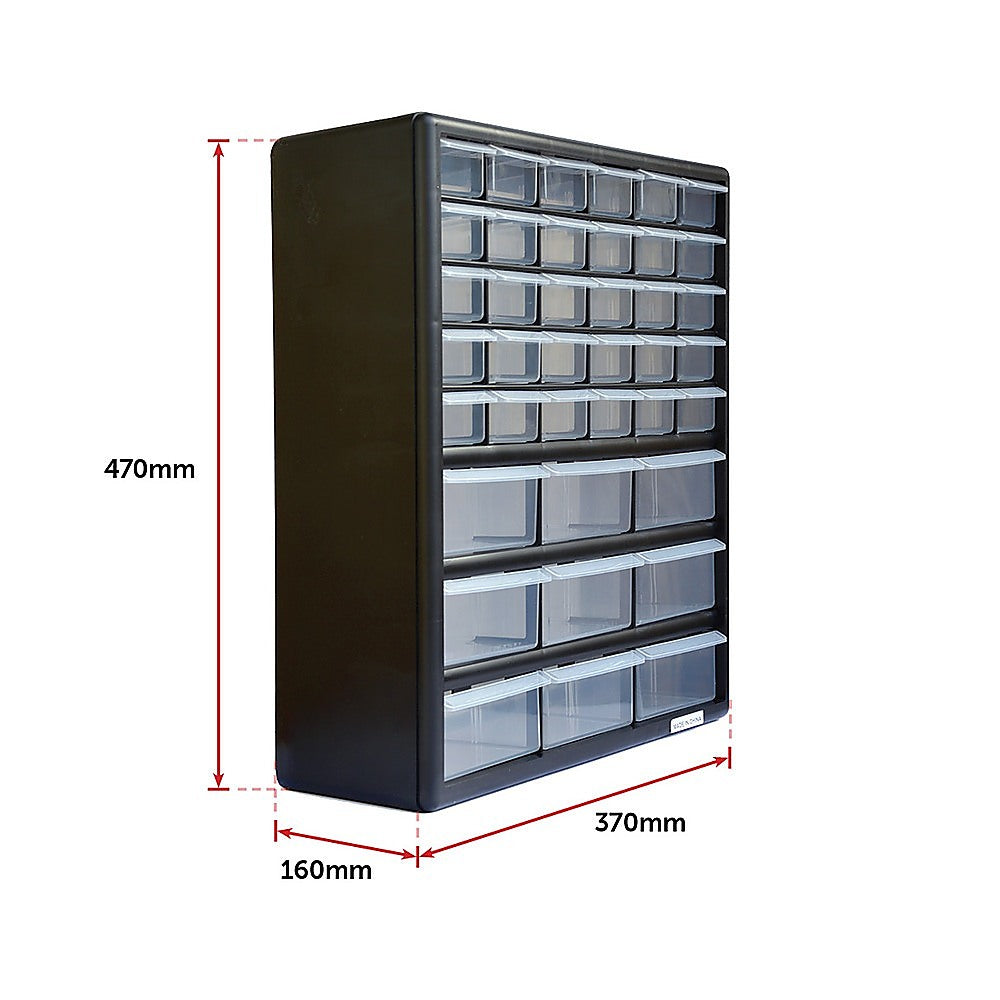 Sofas & Sofa Beds: Storage Cabinet Drawers 39 Plastic Tool Box Containers Organiser Cupboard