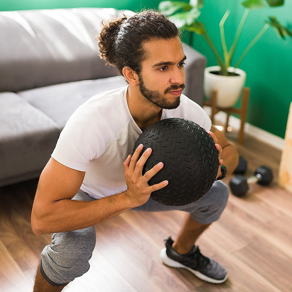 Medicine Balls: 10kg Tyre Thread Slam Ball Dead Ball Medicine Ball for Gym Fitness