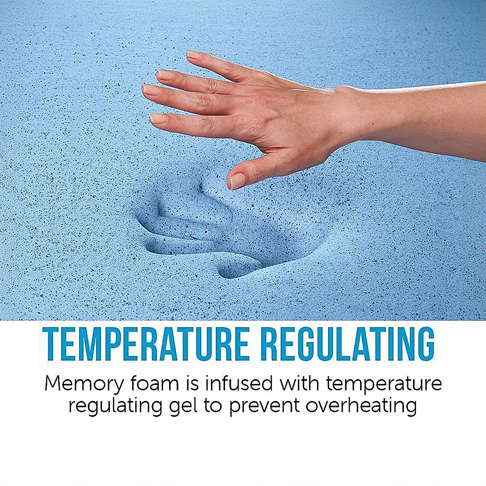 King Single Mattress: Single 25cm Gel Memory Foam Mattress  Dual-Layered Comfort with CertiPUR-US Certified Foam