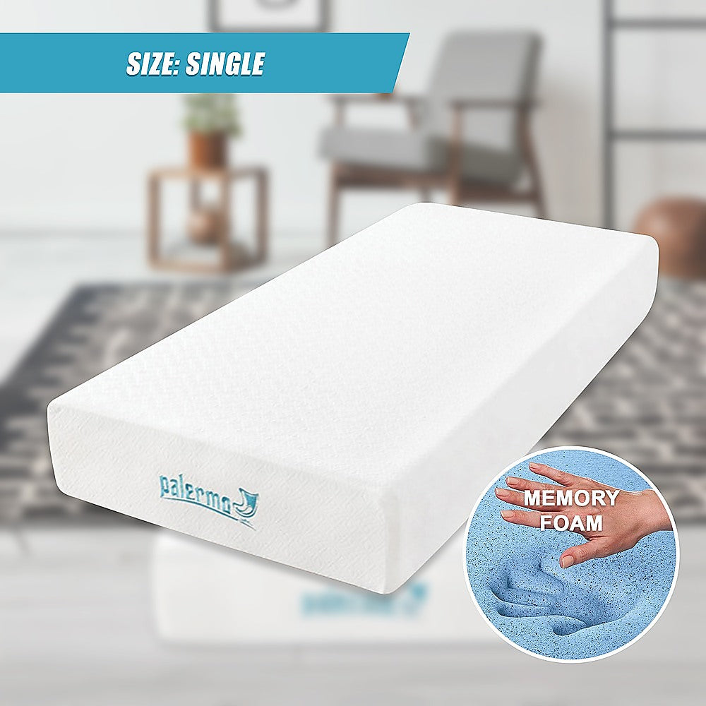 King Single Mattress: Single 25cm Gel Memory Foam Mattress  Dual-Layered Comfort with CertiPUR-US Certified Foam