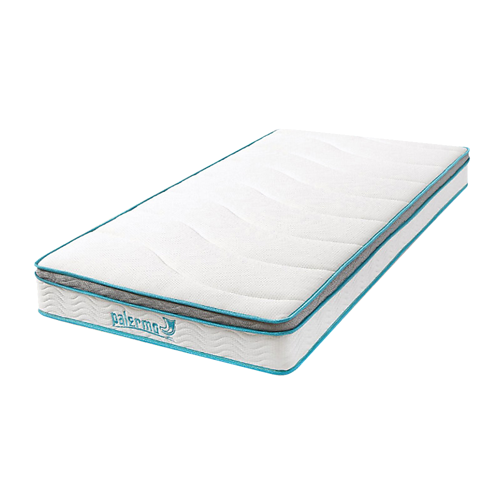 Single Mattress: Single 20cm Hybrid Mattress  Memory Foam and Innerspring Support