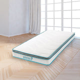 Single Mattress: Single 20cm Hybrid Mattress  Memory Foam and Innerspring Support