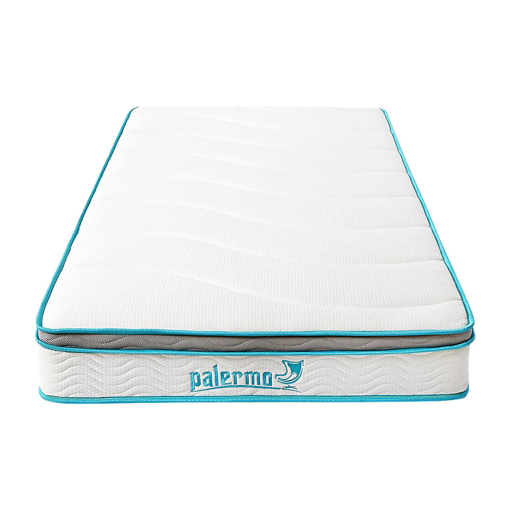 Single Mattress: Single 20cm Hybrid Mattress  Memory Foam and Innerspring Support