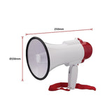 Audio Megaphone 25Watt Bull Horn with Siren