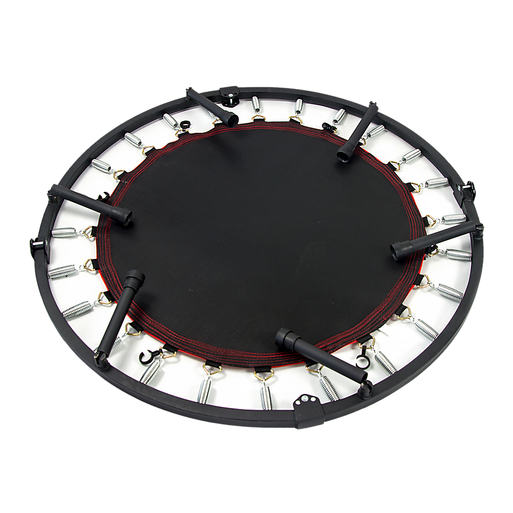 Trampolines & Accessories: Mini Rebounder Trampoline with Adjustable Handle  Fitness Bounce Trainer