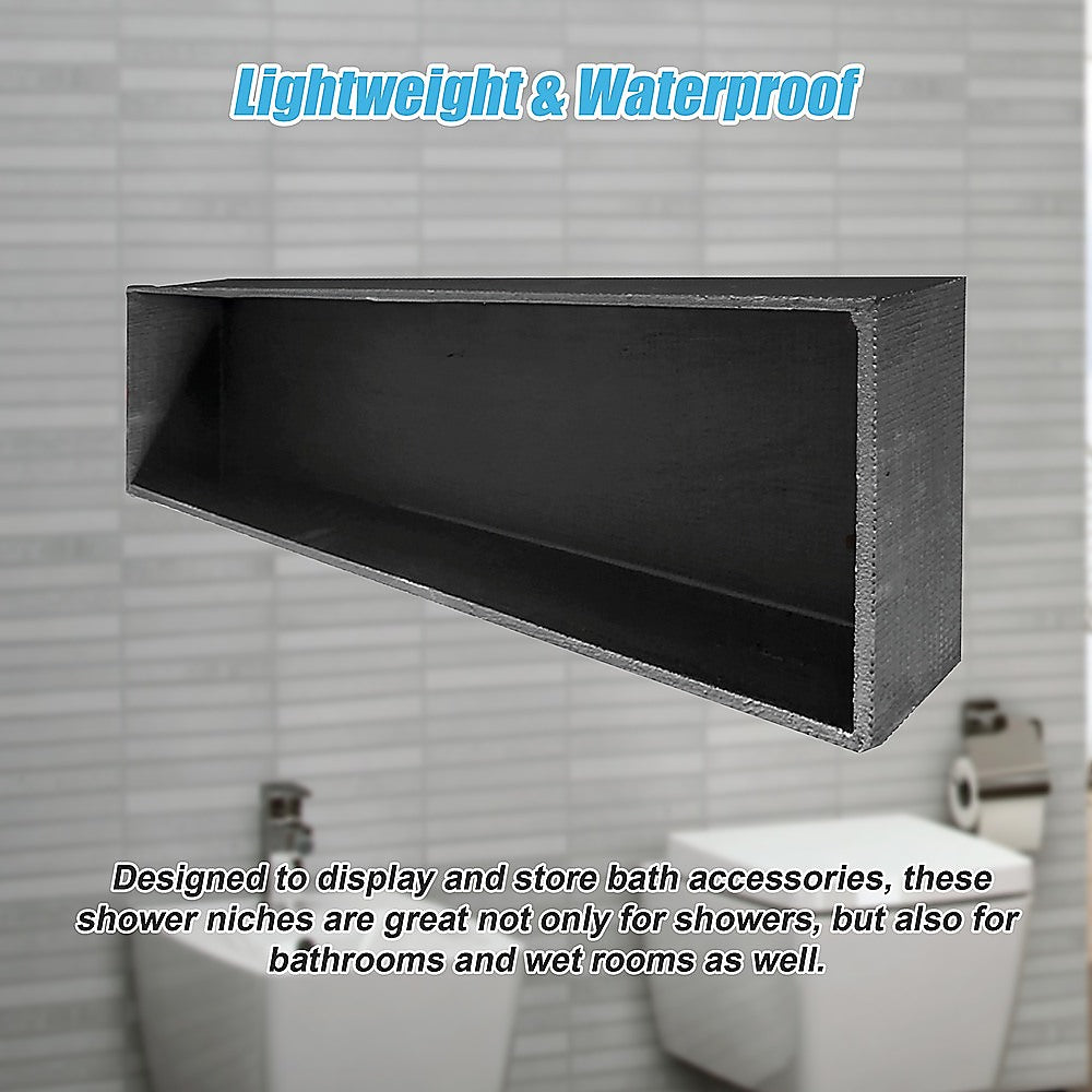 Kitchen & Bathroom DIY: Shower Niche - 250 x 900 x 92mm Prefabricated Wall Bathroom Renovation
