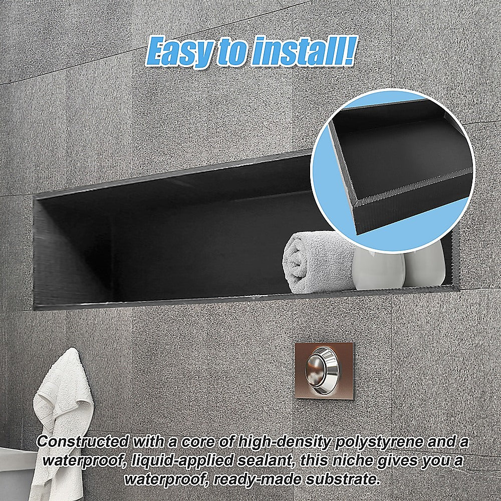 Kitchen & Bathroom DIY: Shower Niche - 250 x 900 x 92mm Prefabricated Wall Bathroom Renovation