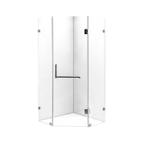 900 x 900mm Frameless 10mm Glass Shower Screen By Della Francesca