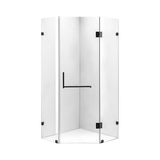 900 x 900mm Frameless 10mm Glass Shower Screen By Della Francesca