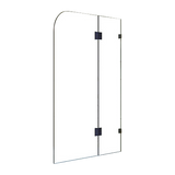 900 x 1450mm Frameless Bath Panel 10mm Glass Shower Screen By Della Francesca