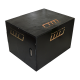 3 IN 1 Black Wood Plyo Games Plyometric Jump Box