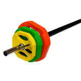 20kg Standard Rubber Coloured Barbell