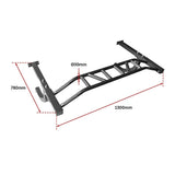 Gym Equipment & Accessories: Wall Mounted Multi Grip Chin Up Bar  Heavy Duty Pull Up Station for Upper Body Training