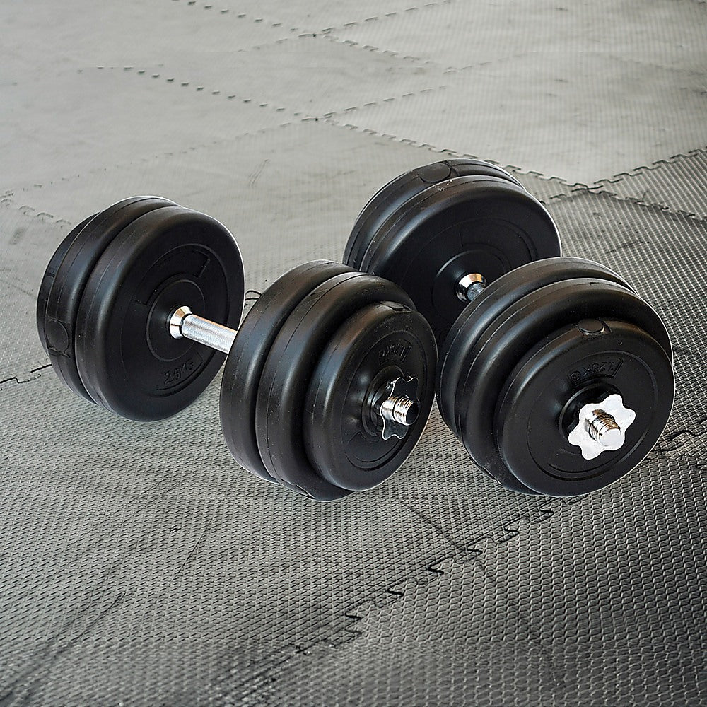 Weightlifting Machines & Racks: 30KG Dumbbell Adjustable Weight Set