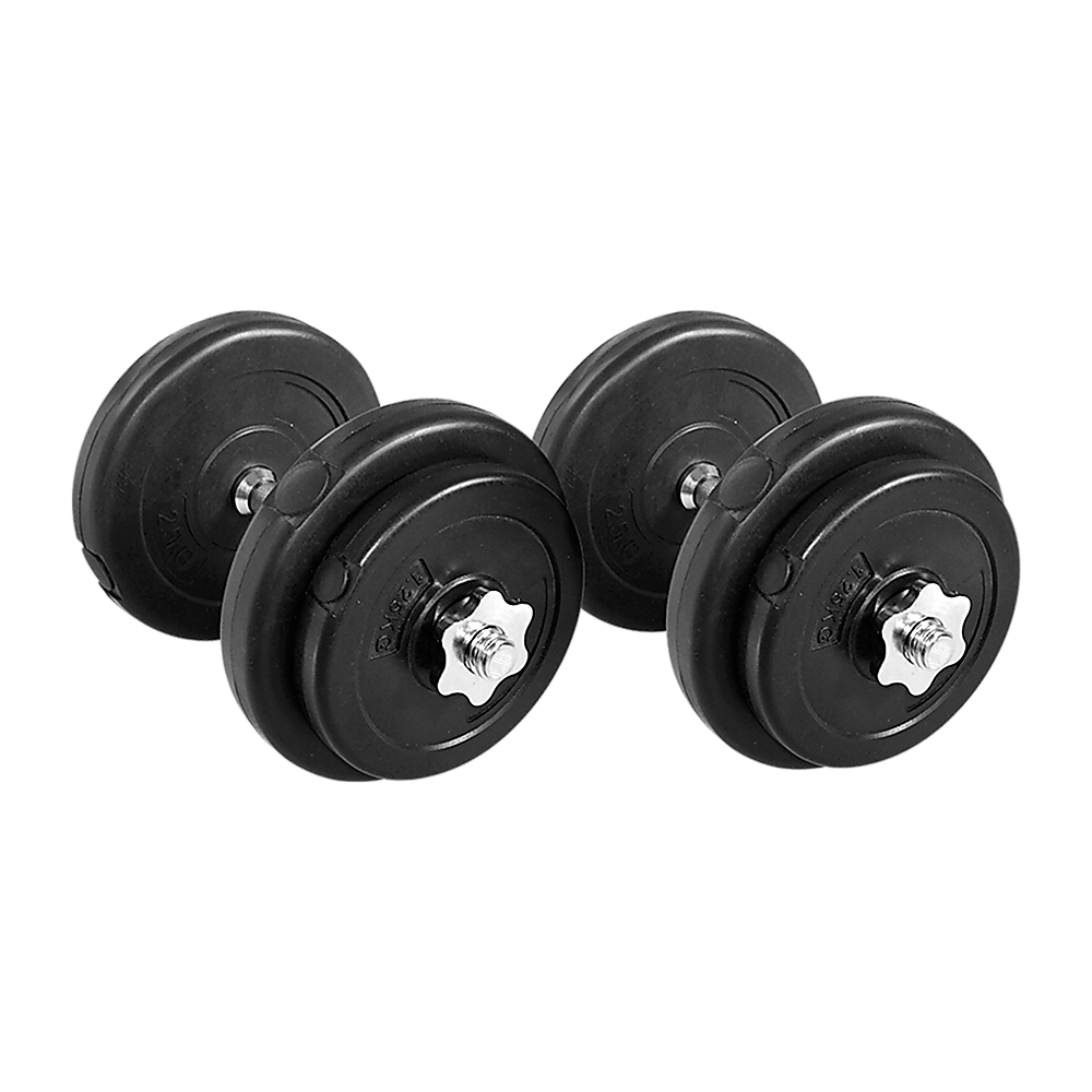 Weightlifting Machines & Racks: 20KG Dumbbell Adjustable Weight Set