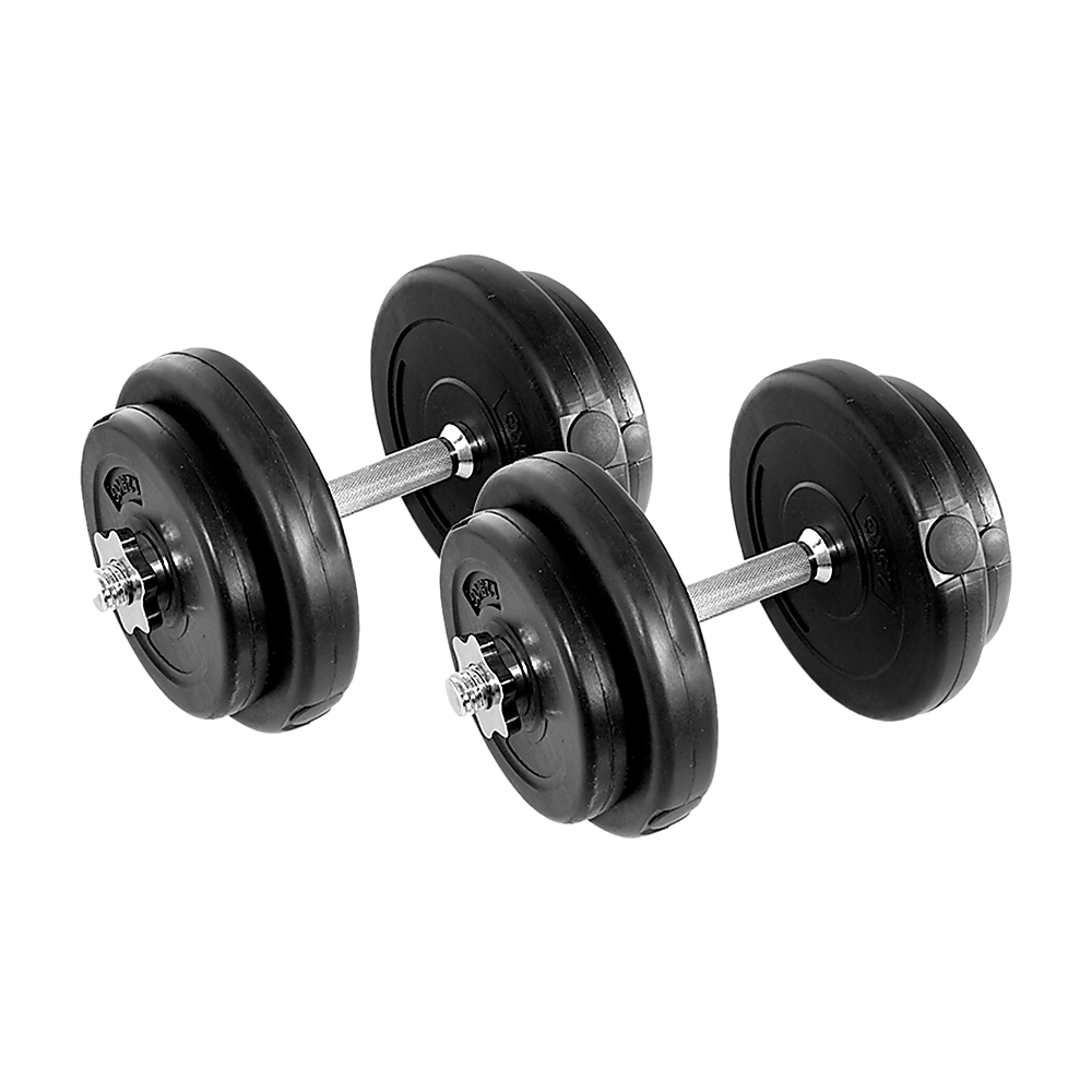 Weightlifting Machines & Racks: 20KG Dumbbell Adjustable Weight Set