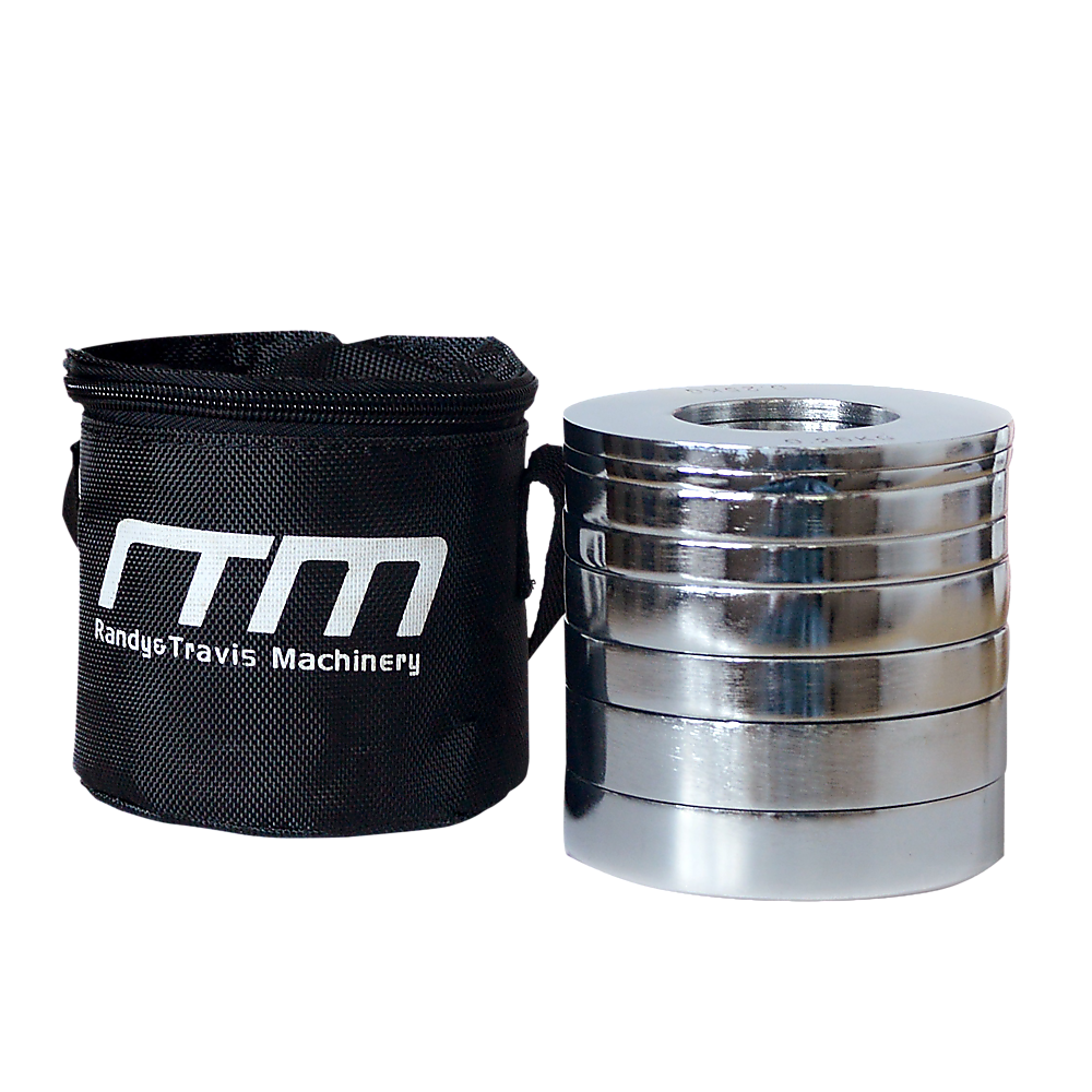Weightlifting Machines & Racks: Chrome Metric Fractional Olympic Weight Plates 0.25 to 1kg Set