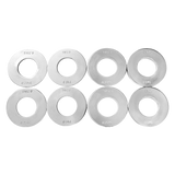 Weightlifting Machines & Racks: Chrome Metric Fractional Olympic Weight Plates 0.25 to 1kg Set