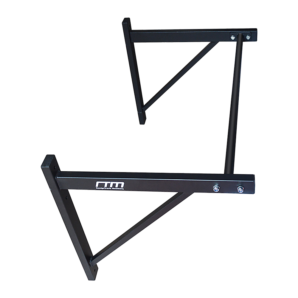 Gym Equipment & Accessories: Wall Mounted Pull Up Bar  Heavy Duty Chin Up Station for Home Upper Body Training