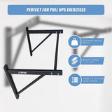 Gym Equipment & Accessories: Wall Mounted Pull Up Bar  Heavy Duty Chin Up Station for Home Upper Body Training