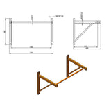 Gym Equipment & Accessories: Wall Mounted Pull Up Bar  Heavy Duty Chin Up Station for Home Upper Body Training